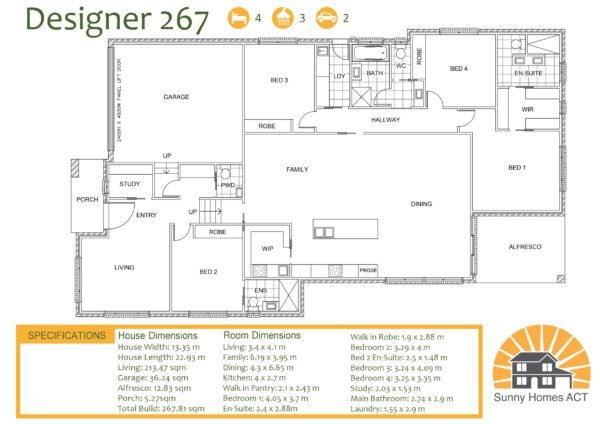 Designer 267 Denman 4-3-2