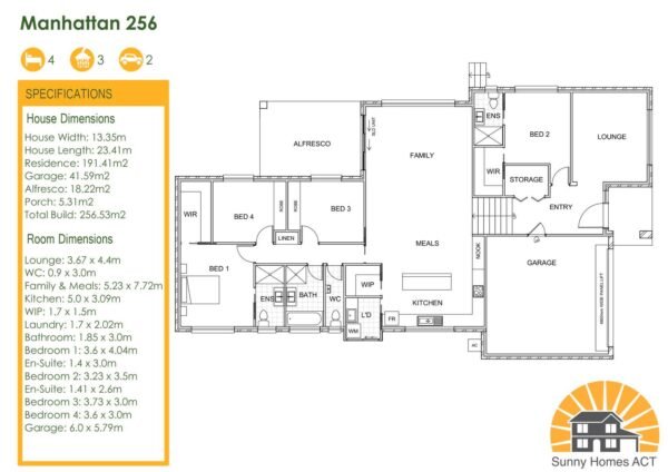 Manhattan 256 (3-10 Taylor)